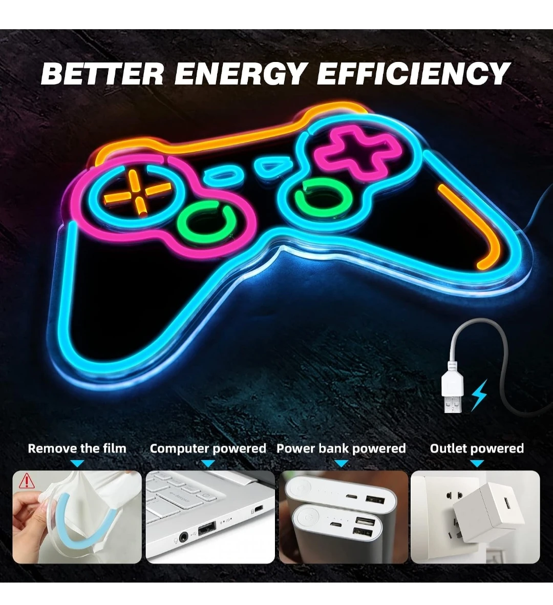 Game Controller Neon Sign...New - photo 3