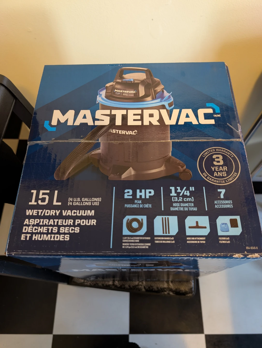 Shop Vac BNIB MasterVac Wet Dry Vacuum