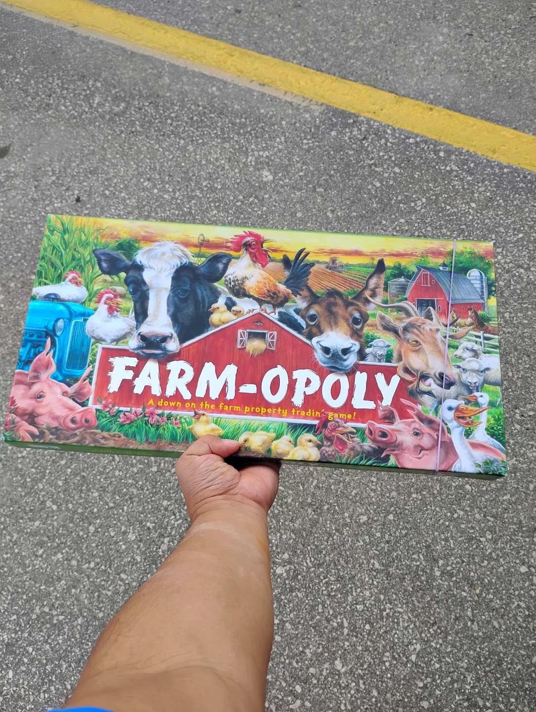 Late for the Sky Farm-Opoly Board Game