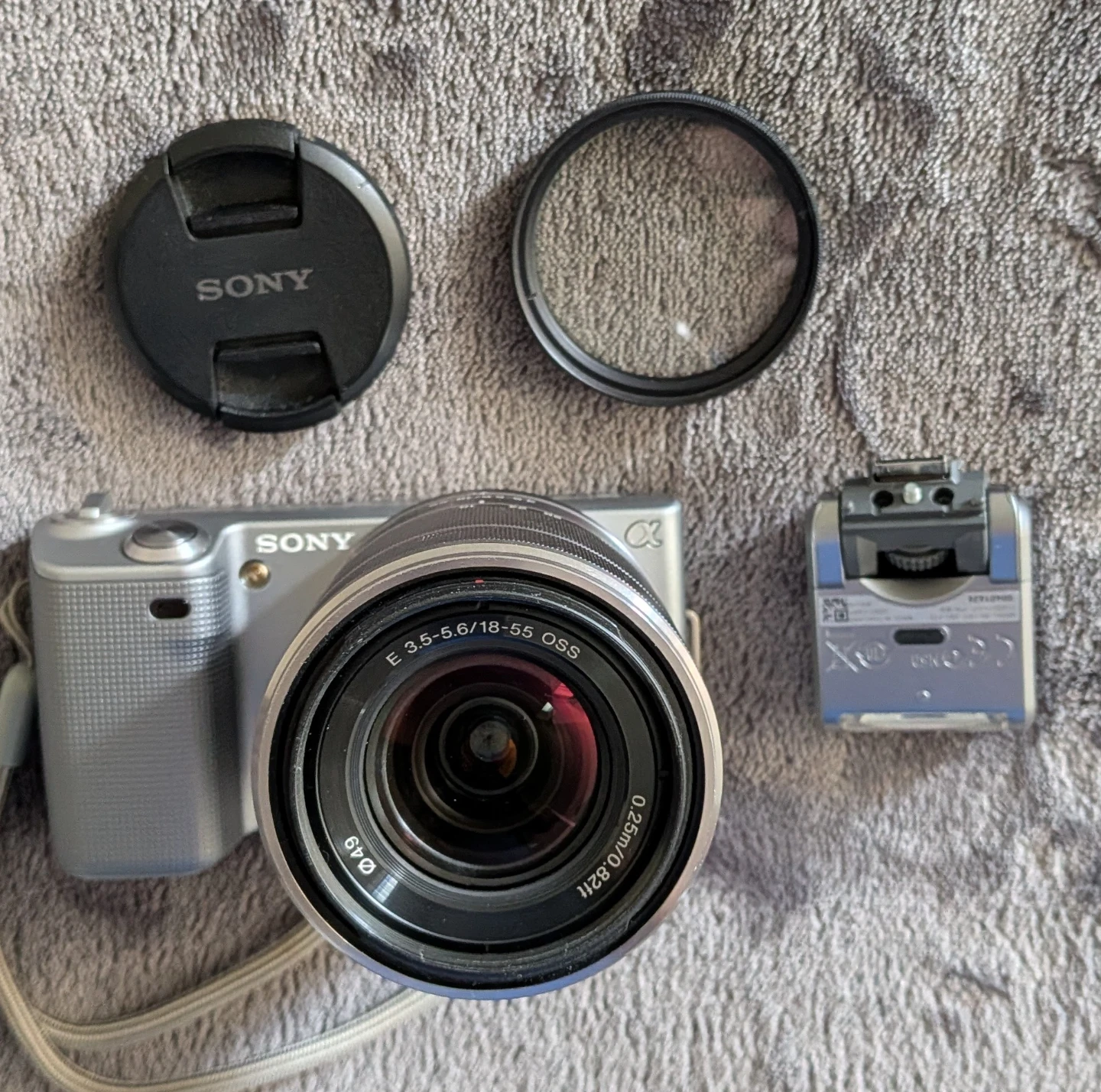Sony NEX-5 Digital Camera with 18-55mm Lens and Accessories