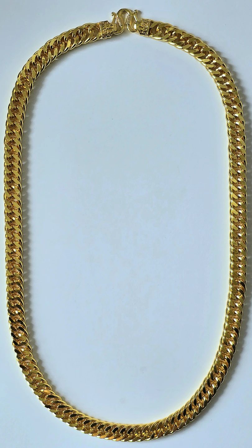Double Curb Chain Necklace