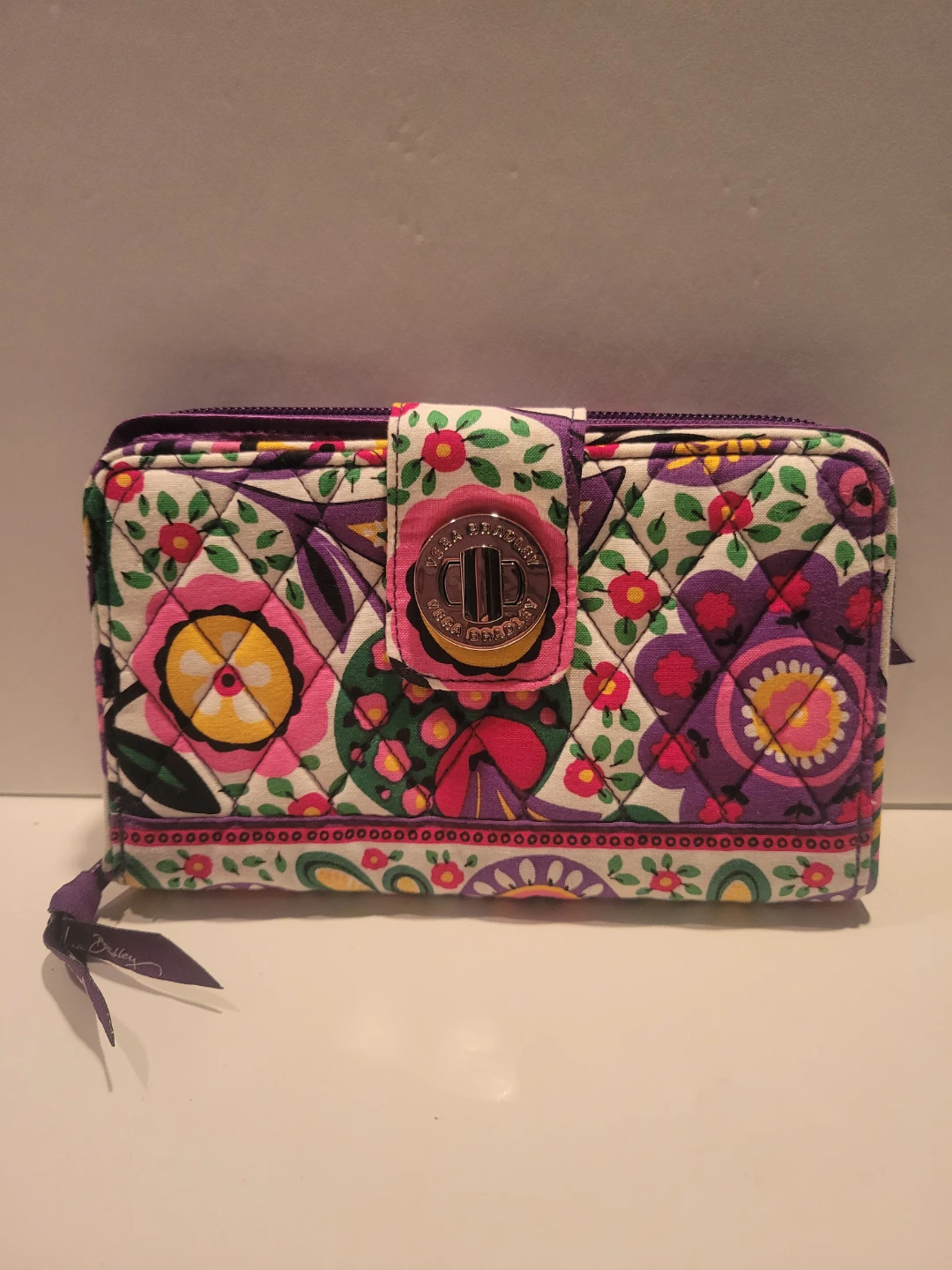 Vera Bradley Quilted Floral Wallet