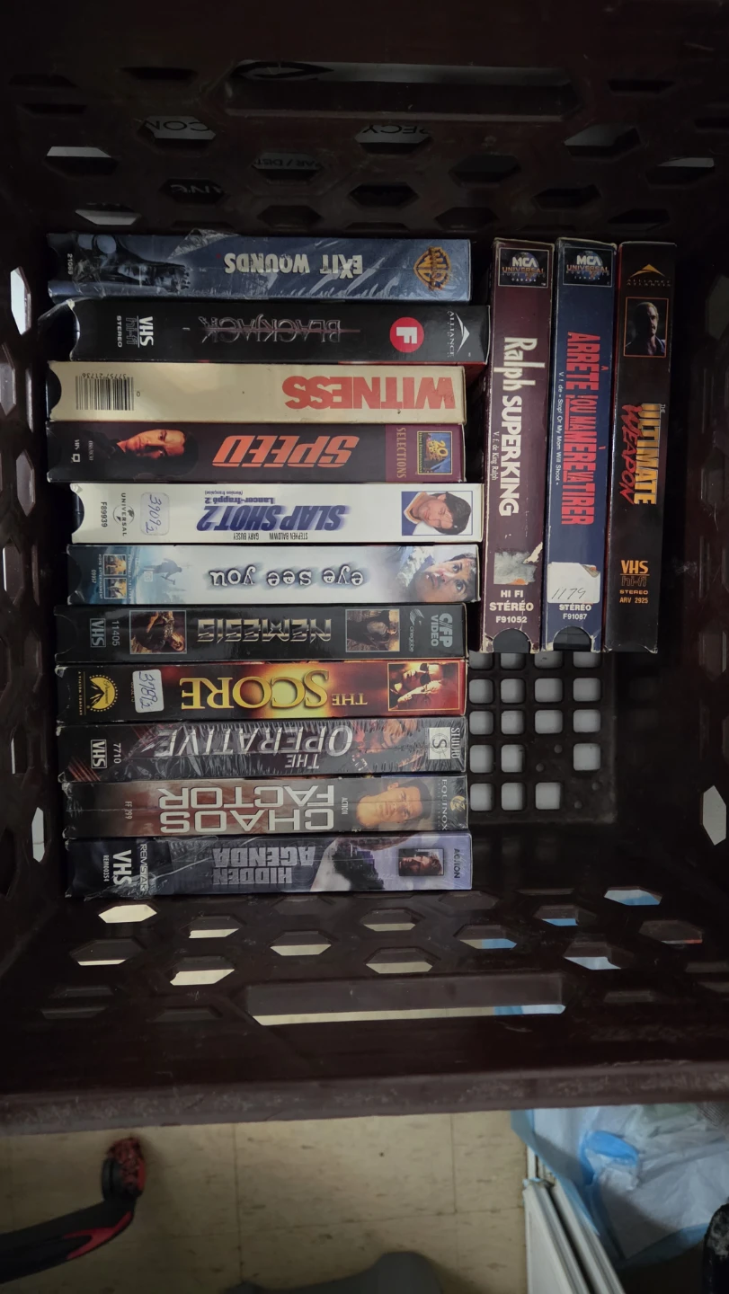 Lot of 26 Assorted Action and Drama VHS Tapes