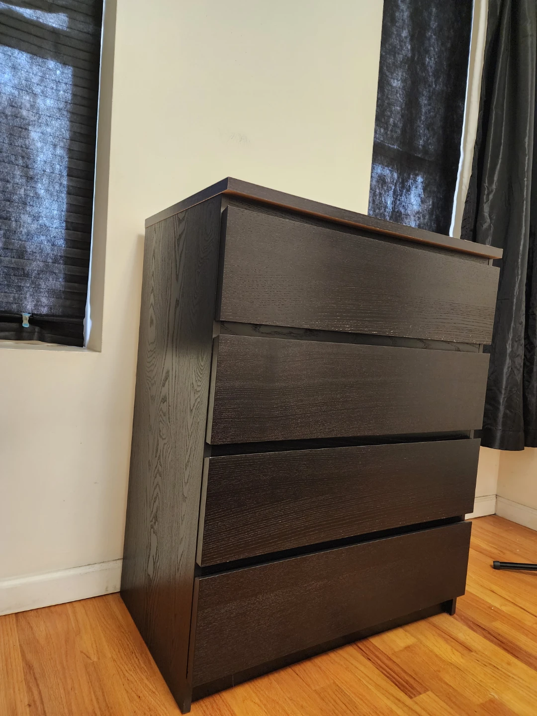 IKEA Malm 4-Drawer Dresser Black-Brown - photo 3