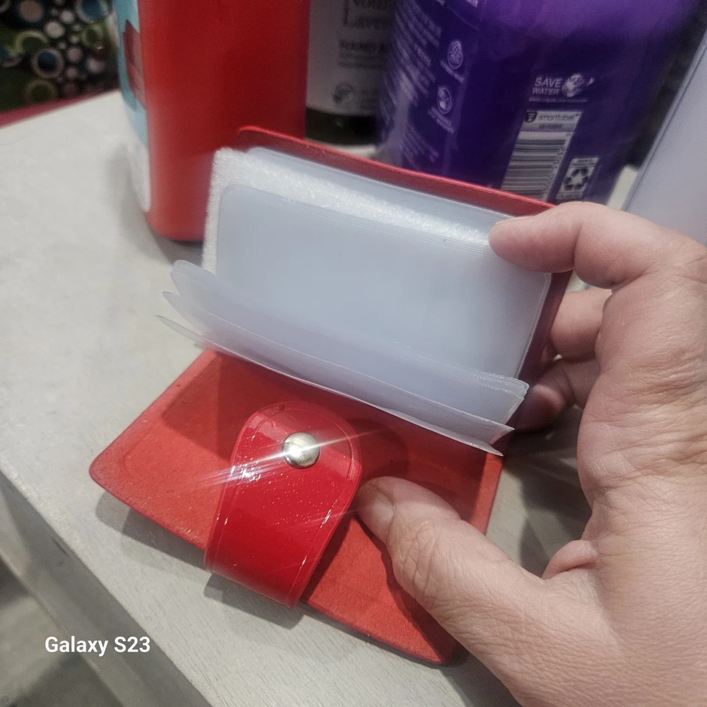 Red Card Holder Wallet - photo 5