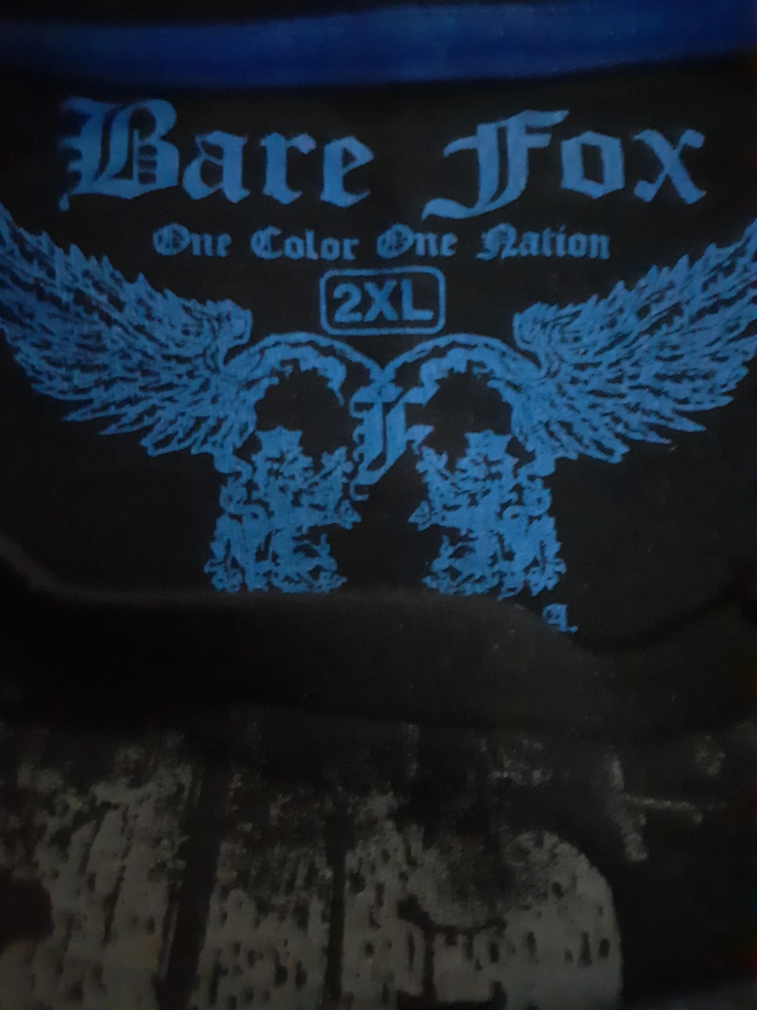 Bare Fox Air Force Graphic T-Shirt 2XL VINTAGE Y2K - photo 4