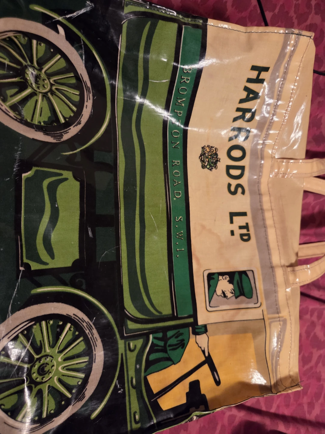 VINTAGE HARRODS BAG