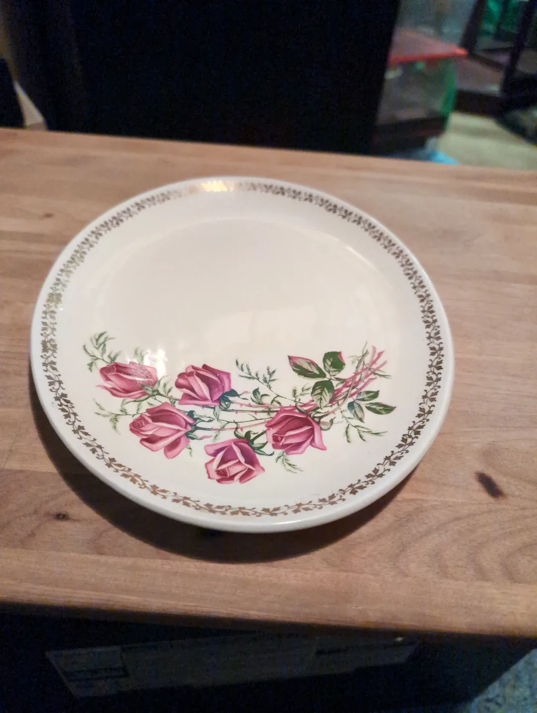 J&G Meakin England Rose Pattern Serving Platter - photo 2