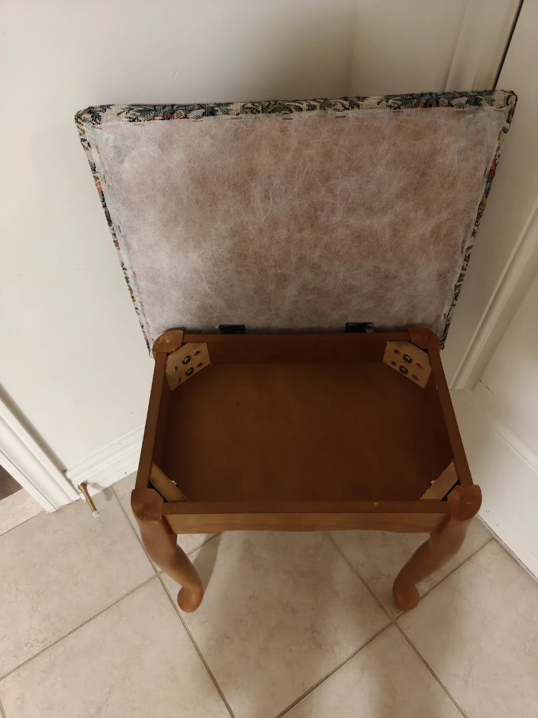 Vintage Wooden Stool - photo 2