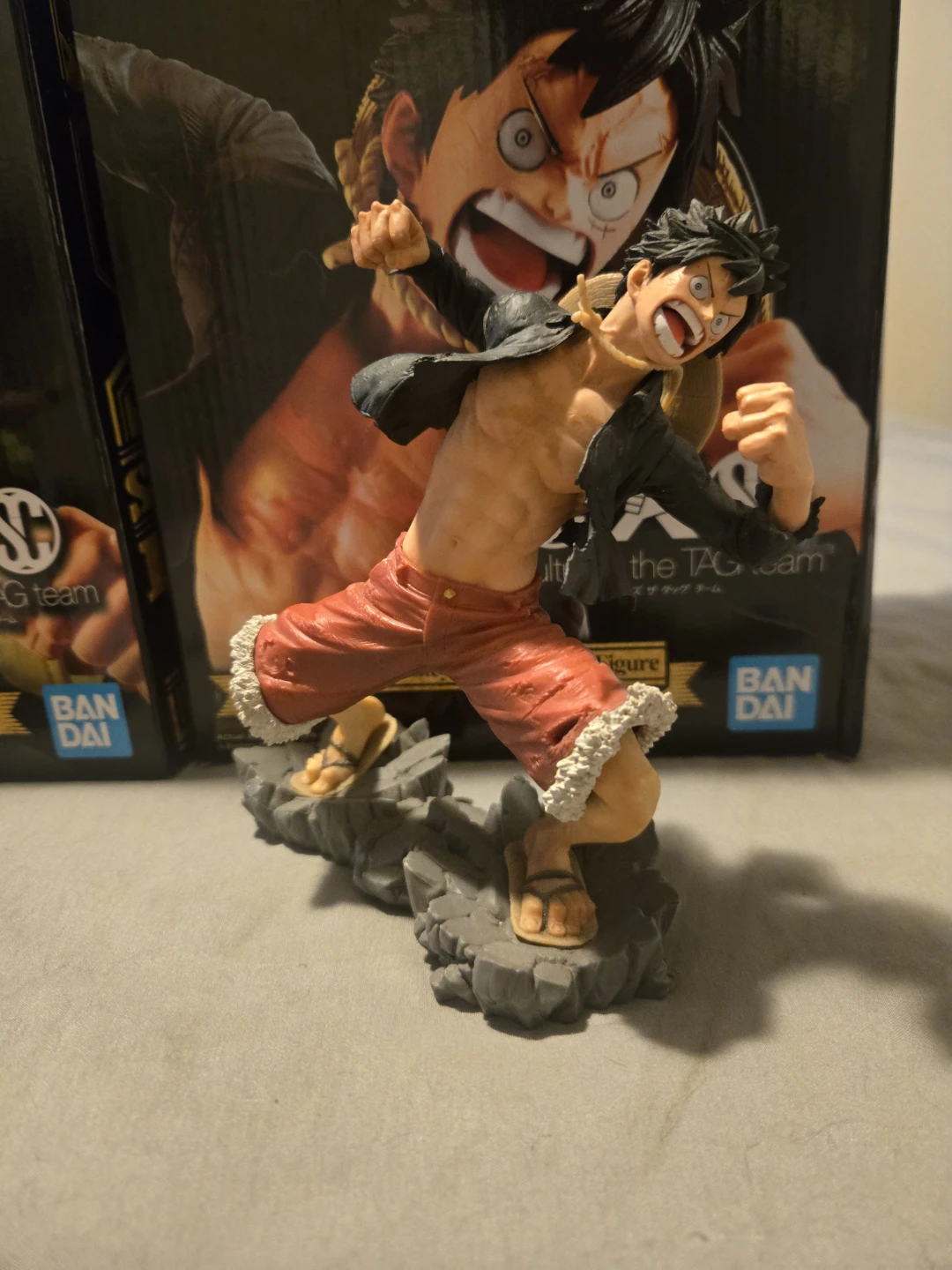 One Piece Bandai SCultures Ace and Luffy Figures - photo 2