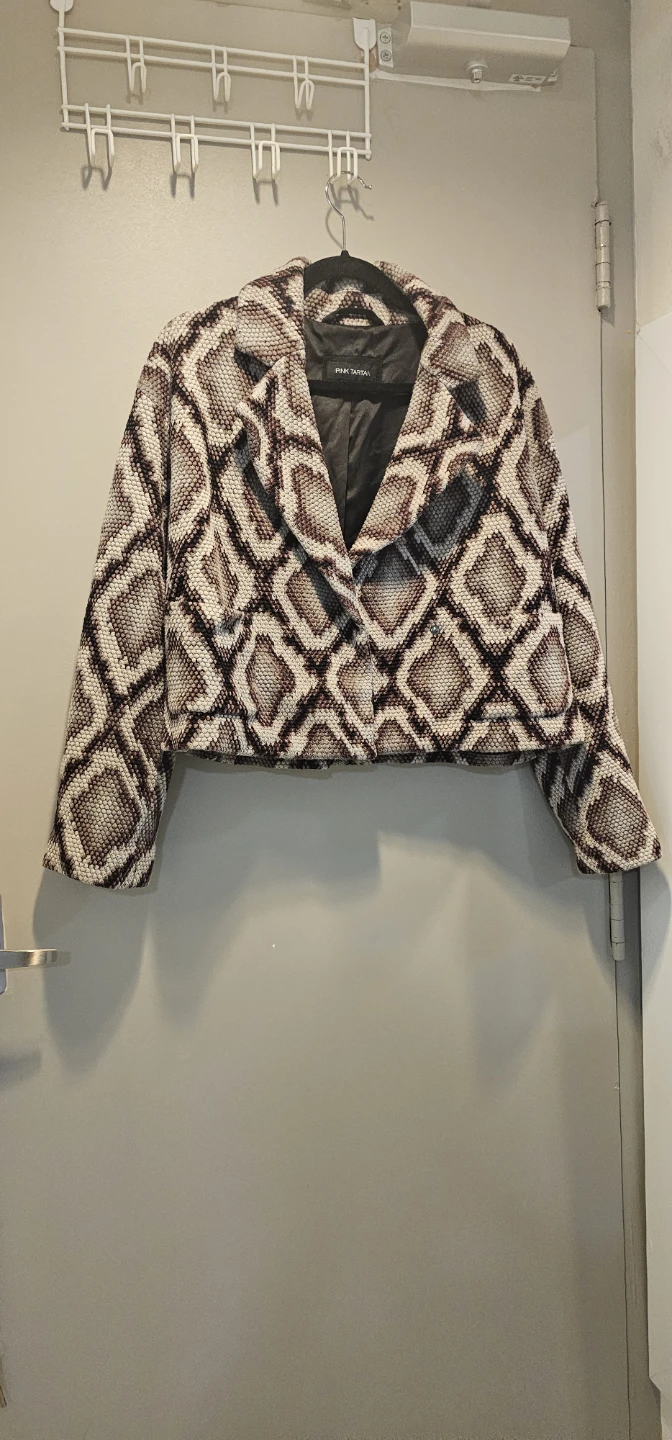 Pink Tartan Cropped Jacket