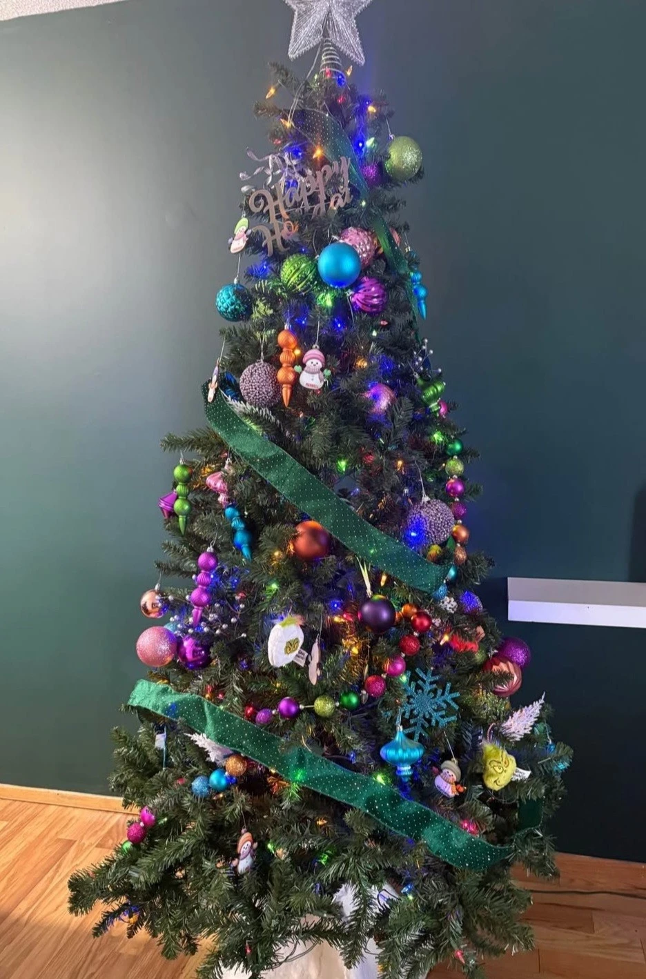 7-ft Pre-Lit Duncan Fir Christmas Tree