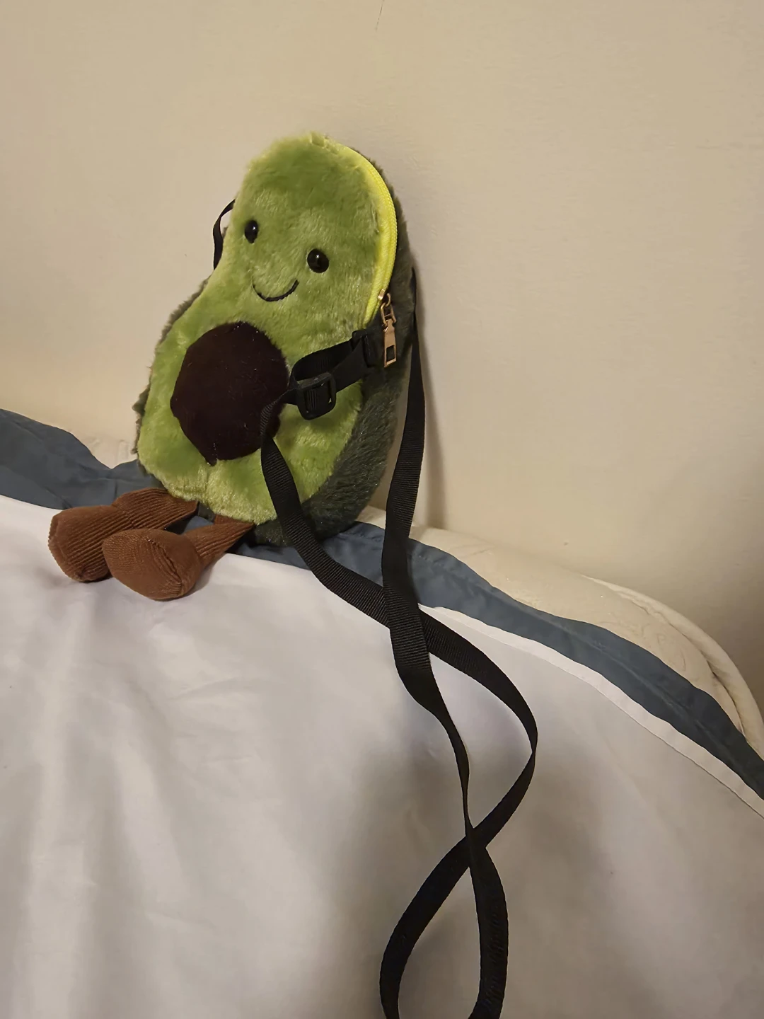 Plush Avocado Crossbody Bag