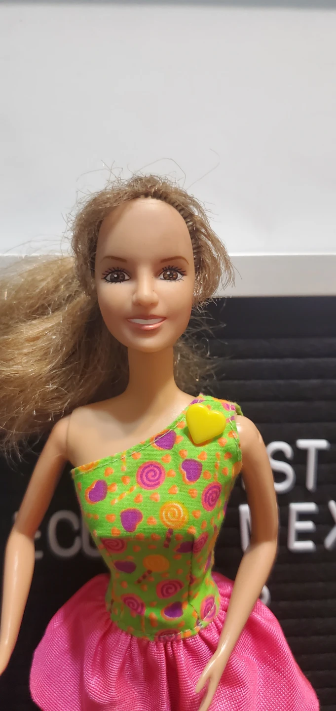 1999 Barbie Doll with Candy Print Top - photo 4