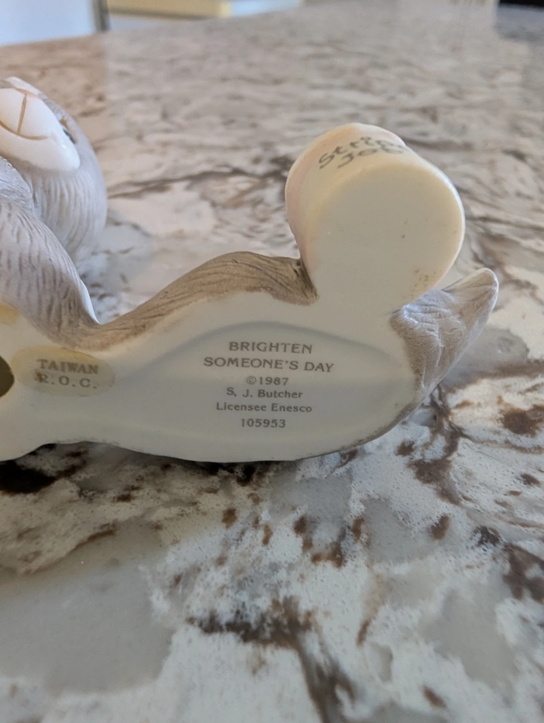 Precious Moments Figurine - Stripe Job