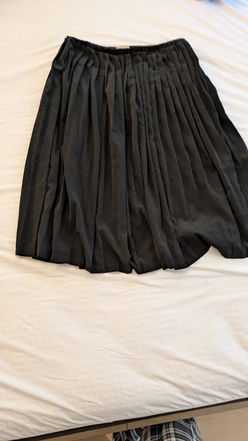 Banana Republic Black Pleated Skirt