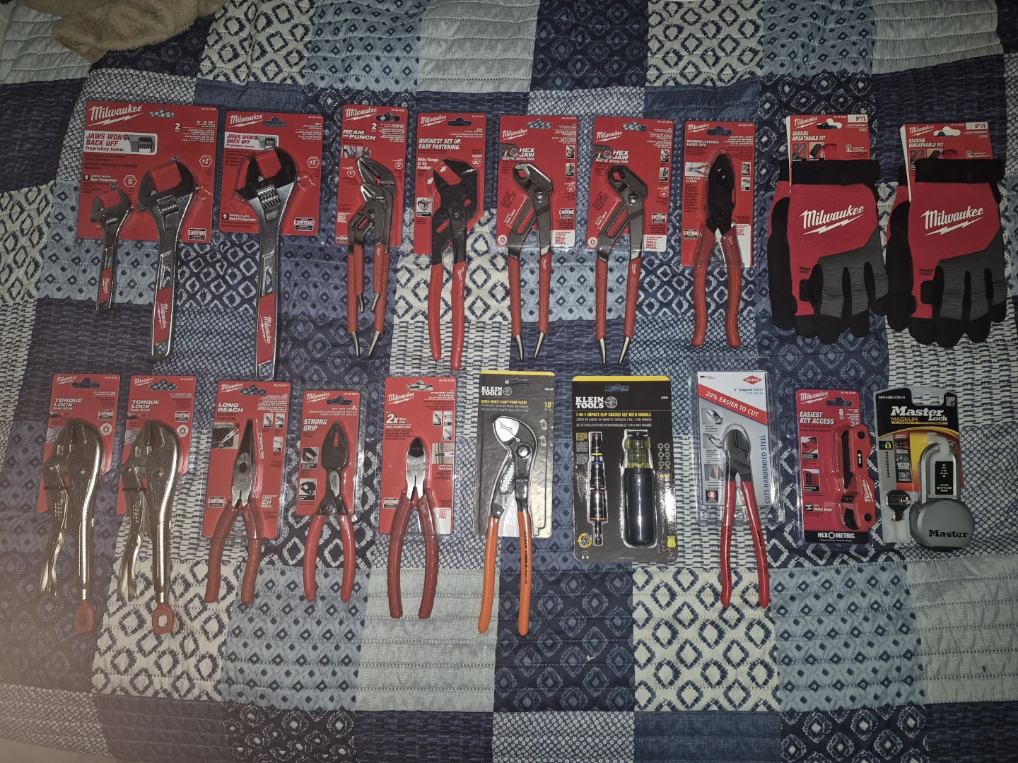 Klein ,knipex & Milwaukee  tools for sale