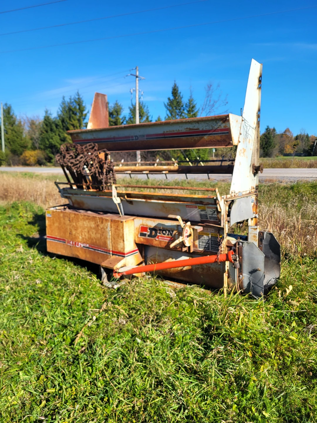 Dion Forage Wagon Head with Apron Chains - photo 2