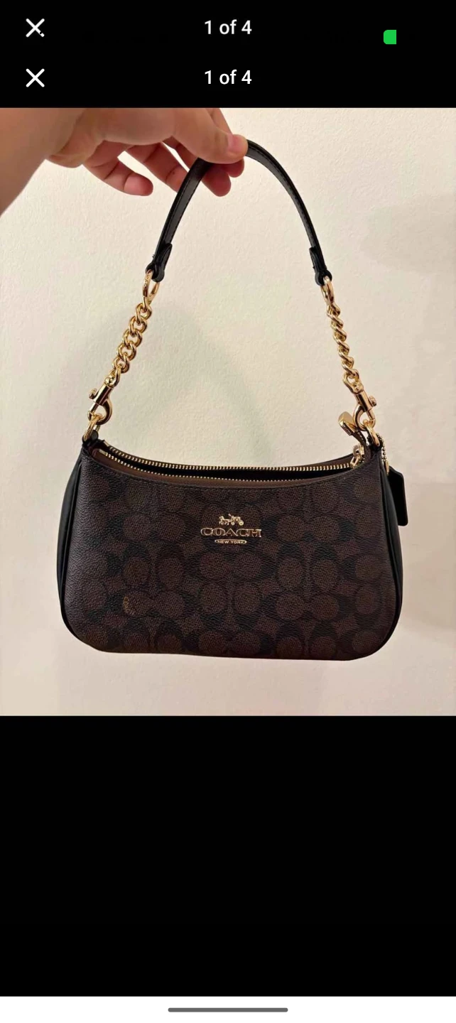 Coach Signature Canvas Mini Handbag