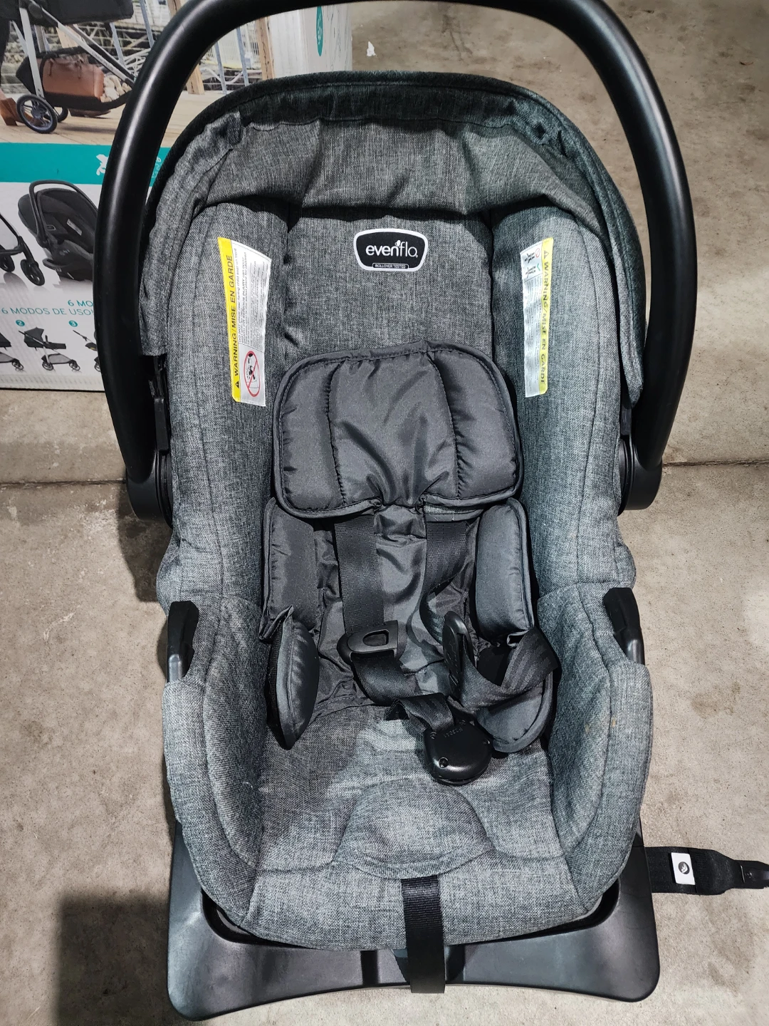 Car seat and stroller Evenflo Omni Plus Modular Travel System - photo 3
