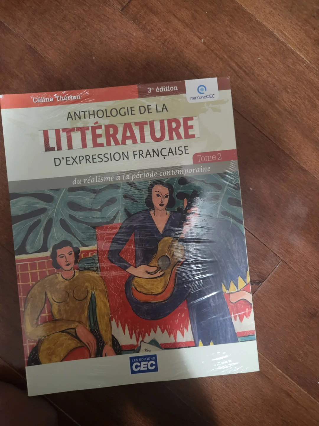 Anthologie de la littérature d'expression française Tome 2