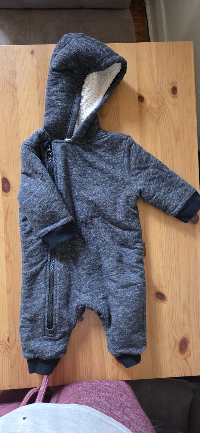 Baby Sherpa-Lined Bunting Suit - photo 2
