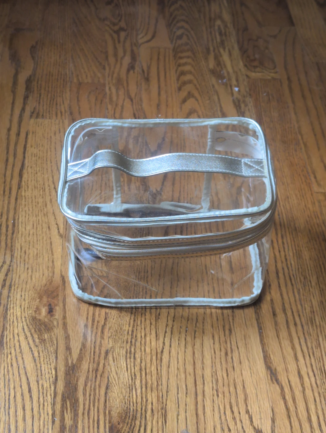 Clear Cosmetic Organizer Bag with Pouches - photo 2