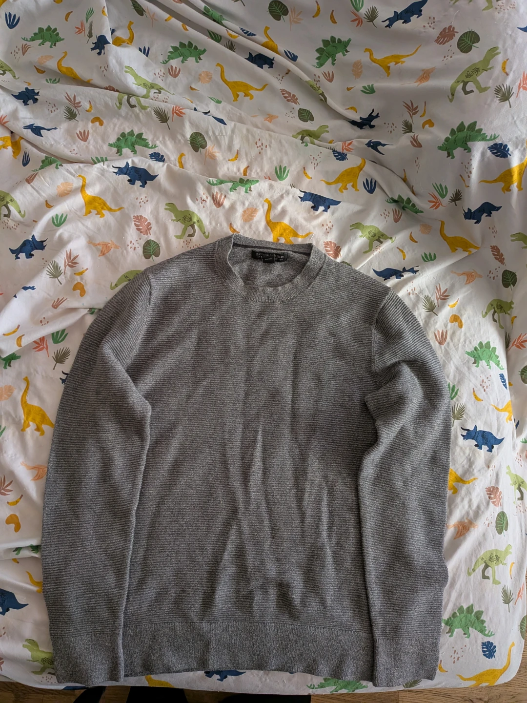 Banana Republic Grey Organic Cotton Sweater