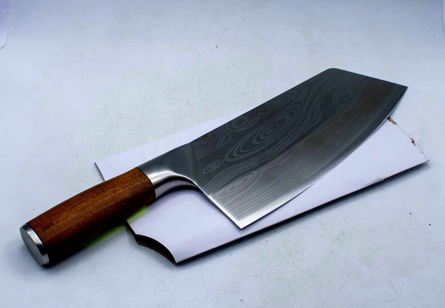 Damascus Style Cleaver Knife