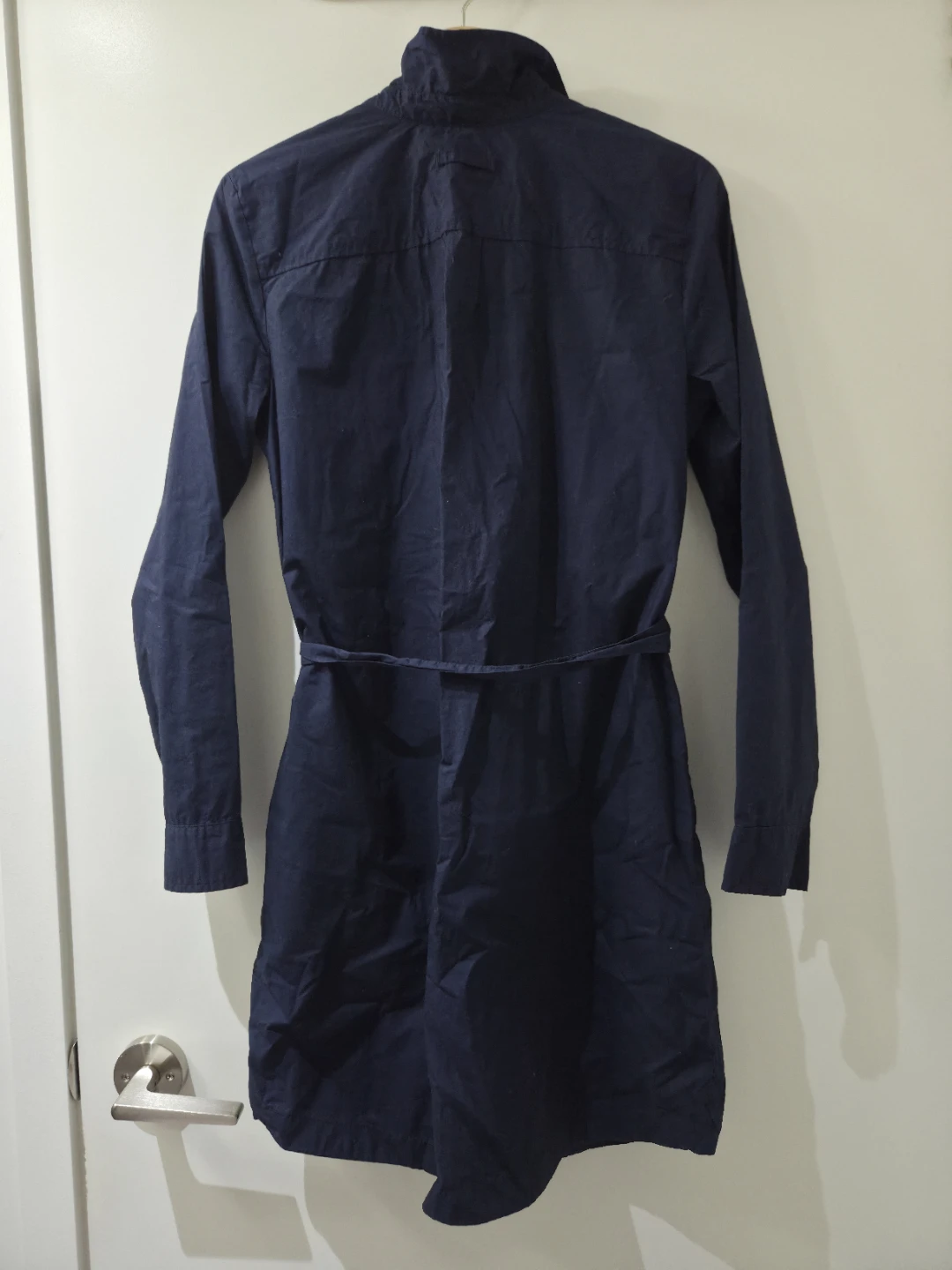 Tommy Hilfiger Navy Shirt Dress (Size M) - photo 2