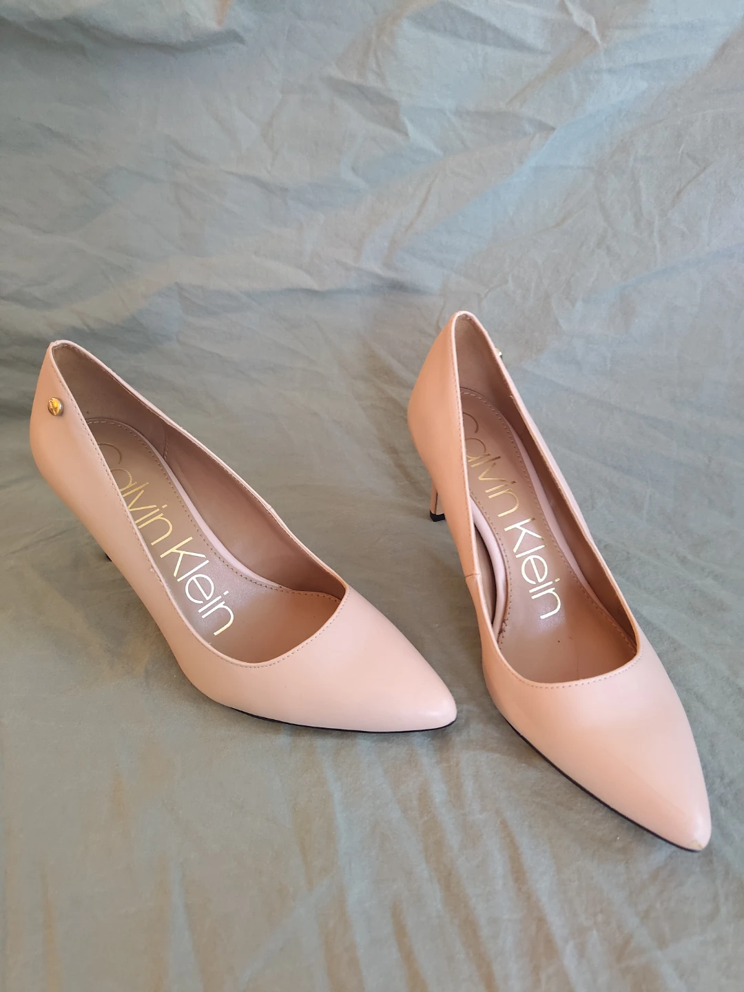Calvin Klein Nude Pointed Heels - photo 2