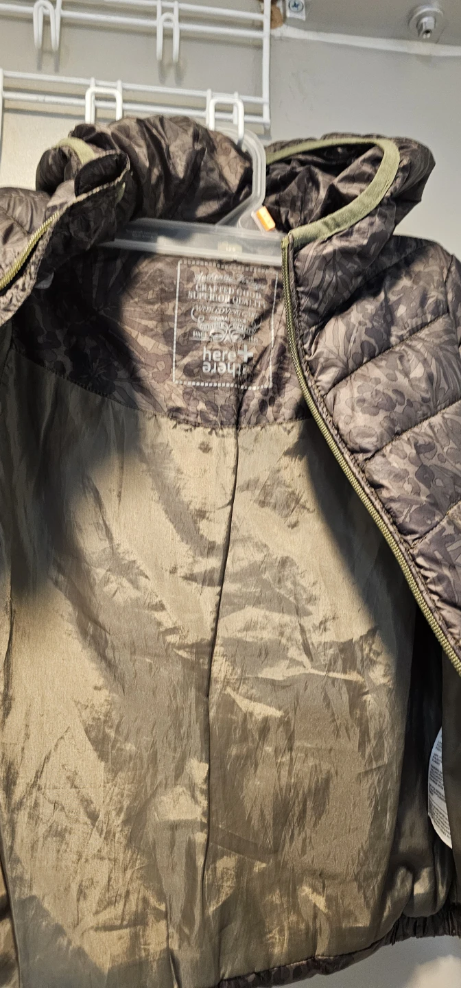 here+there Quilted Hooded Jacket Size 128 - photo 3