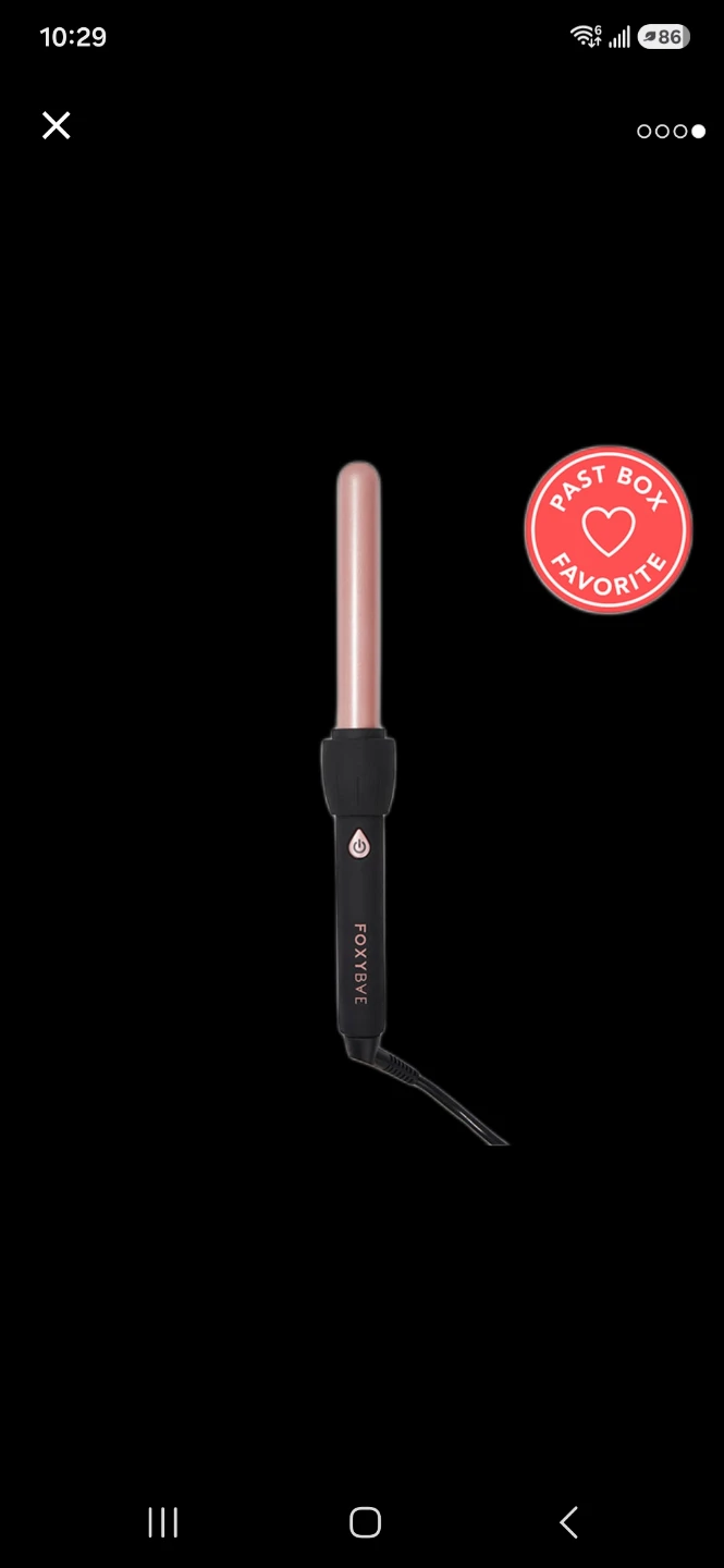 Foxybae Rose Gold 25mm Curling Wand