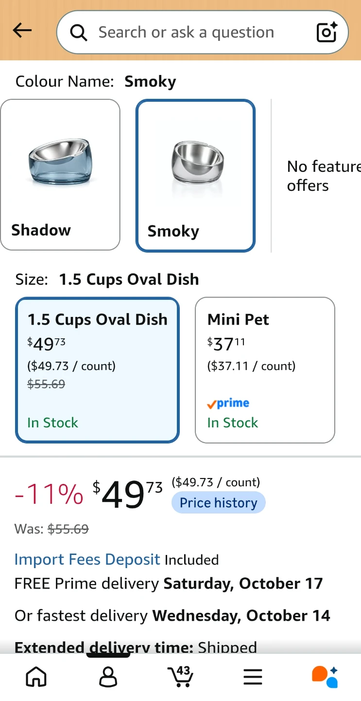 Felli Pet Oblik dog Bowl - photo 4