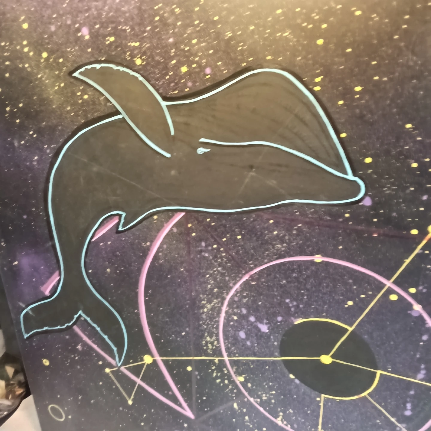 ORIGINAL CONTEMPORARY COSMIC ARTWORK - photo 3