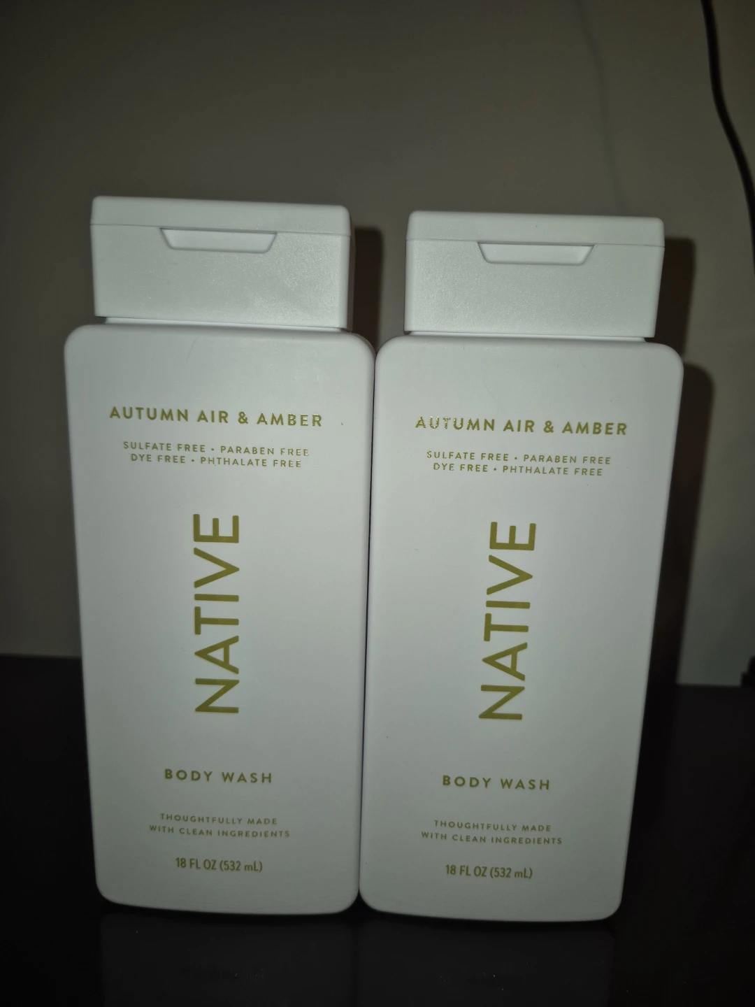Two Native Autumn Air & Amber Body Wash