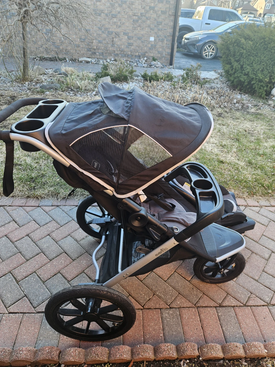 Jogging Stroller, Car Seat + Base, All-Weather Cover - photo 5