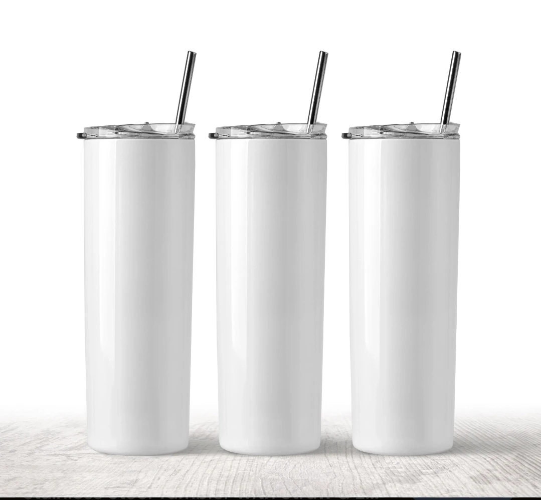 White 20oz Blank Sublimation Tumblers