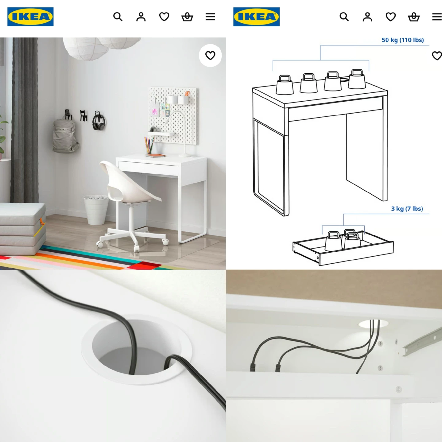 ✴️ Bundle IKEA MICKE Desk & Swivel Chair - photo 5