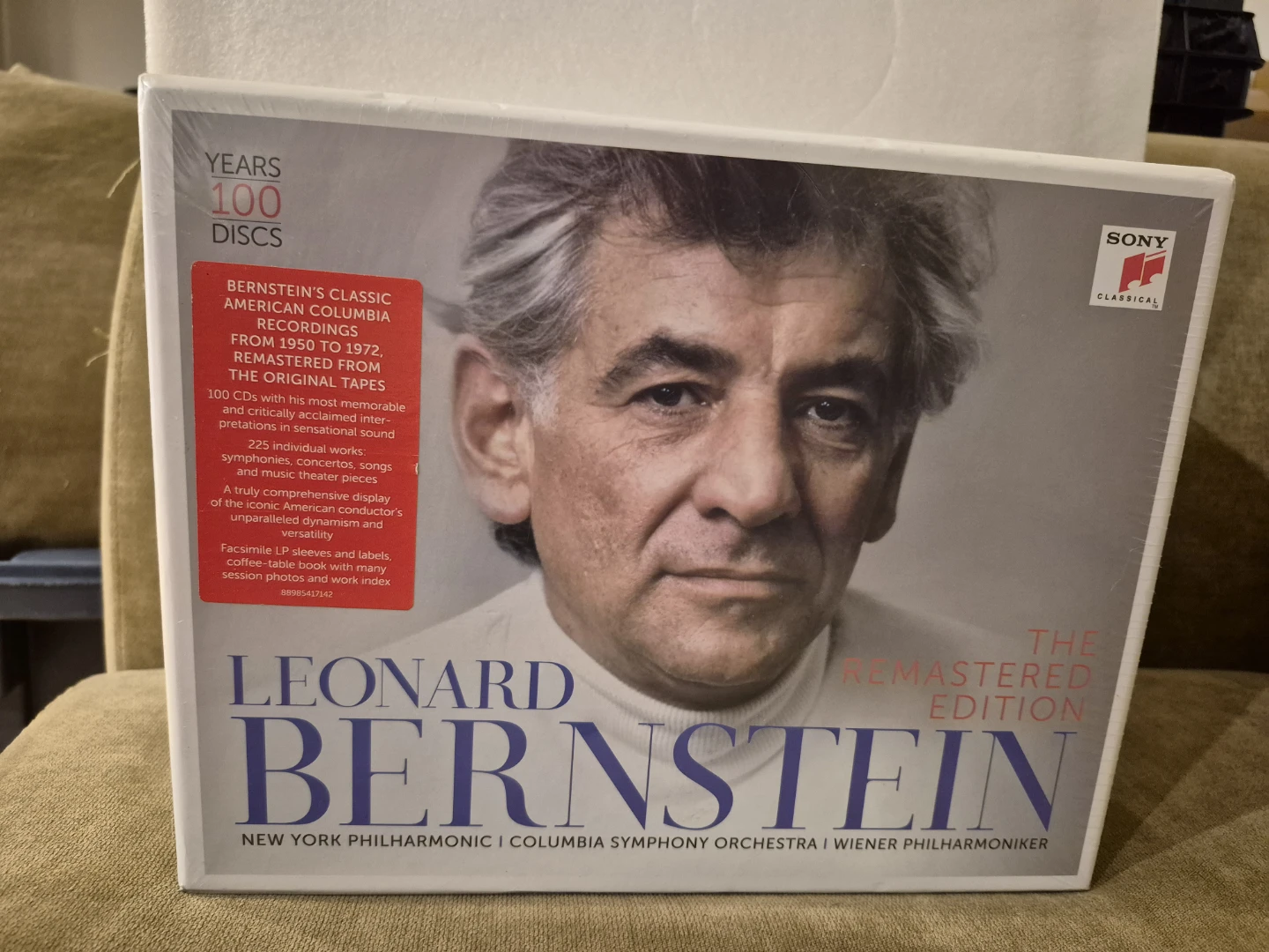 NEW- Leonard Bernstein Remastered Edition 100 CD Set (Skokie)