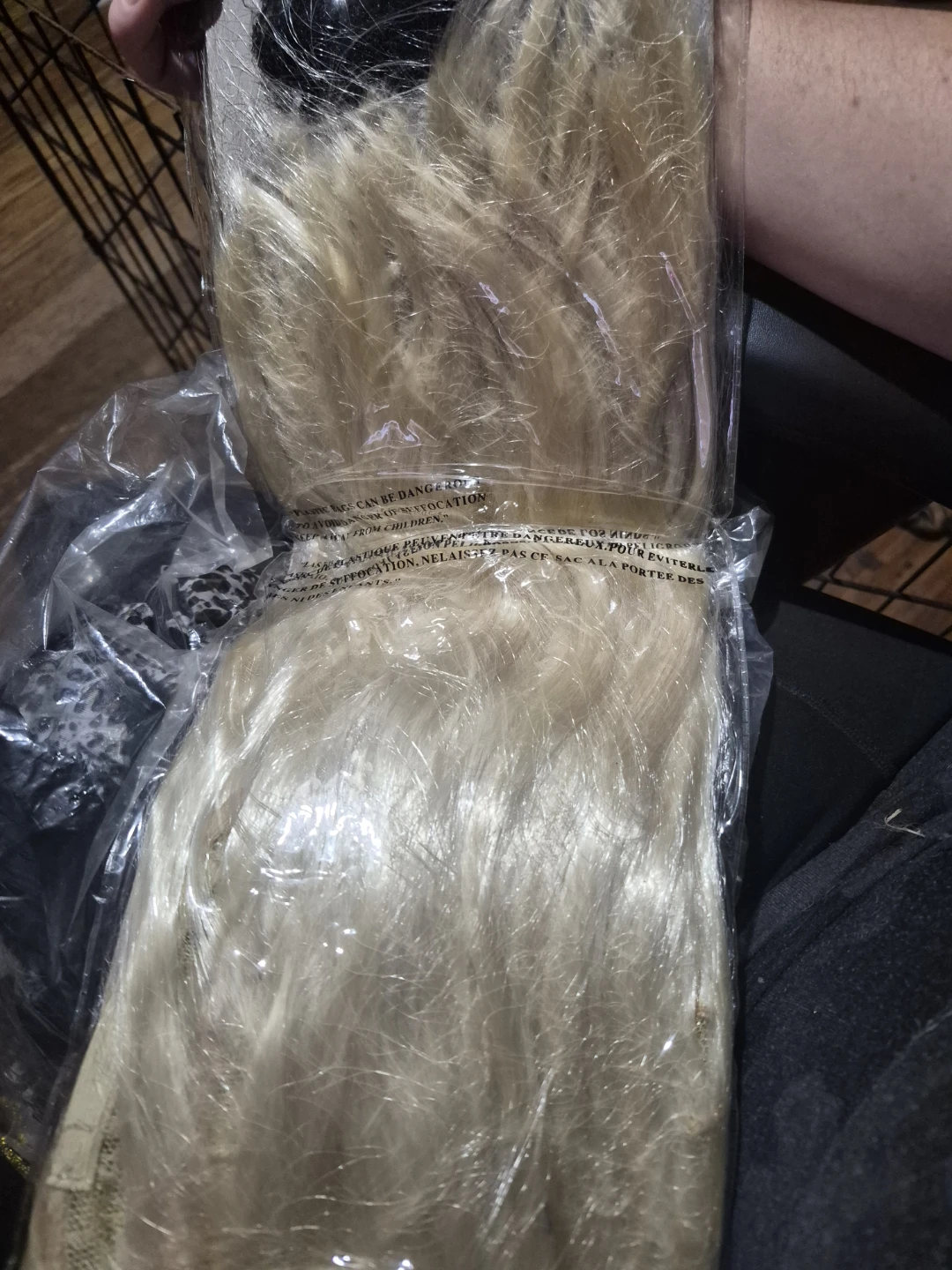 Costume Bundle: Dress, Mask, and Blonde Wig - photo 3