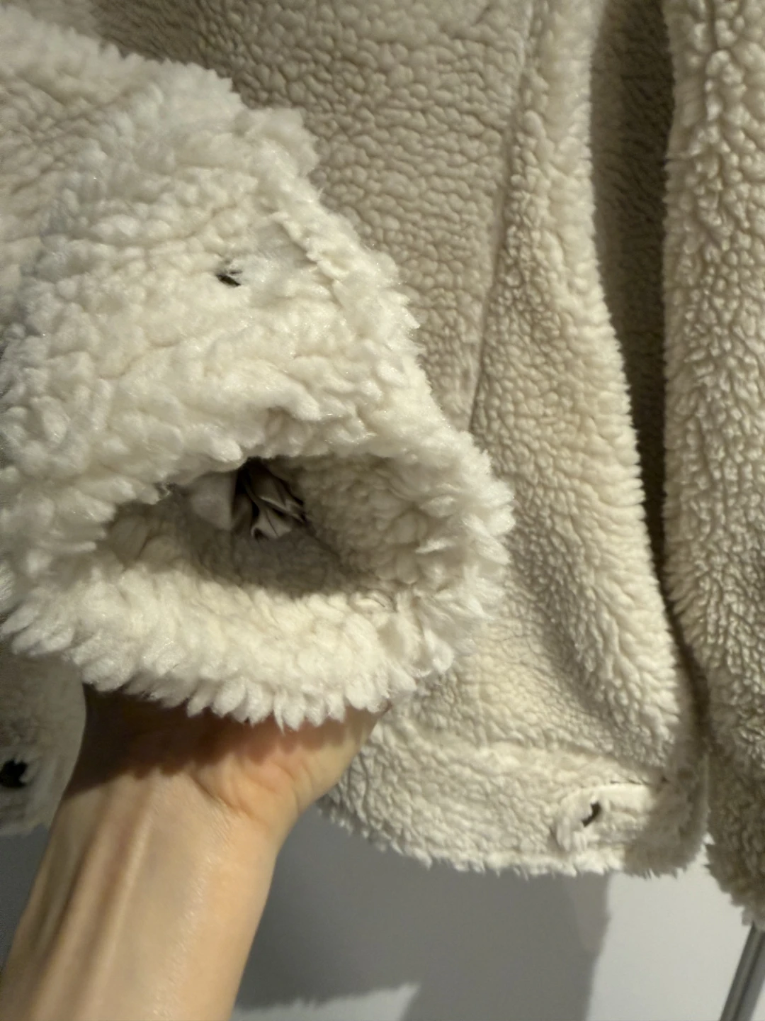 UGG White Sherpa Jacket - photo 5