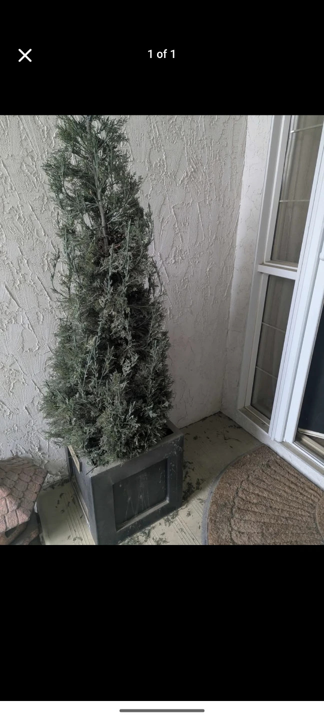 Artificial Potted Cedar Tree