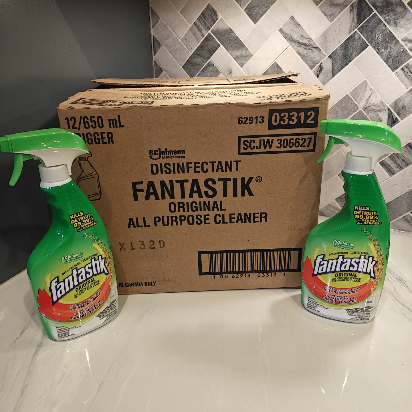 BULK Fantastik Disinfectant Cleaner 22oz - Cases Available
