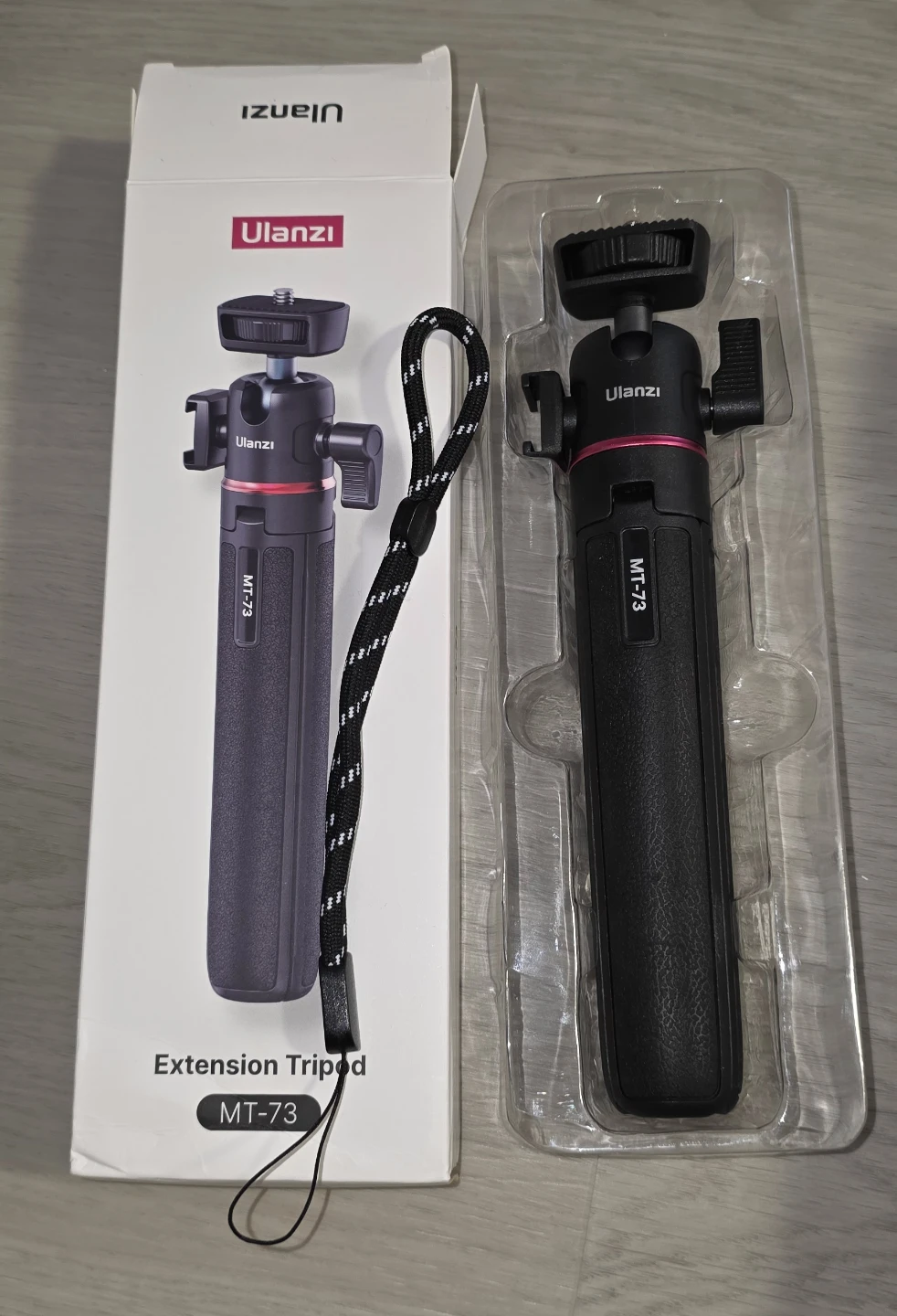 NEW - ULANZI MT-73 Extension Pole Tripod Mini Selfie Stick