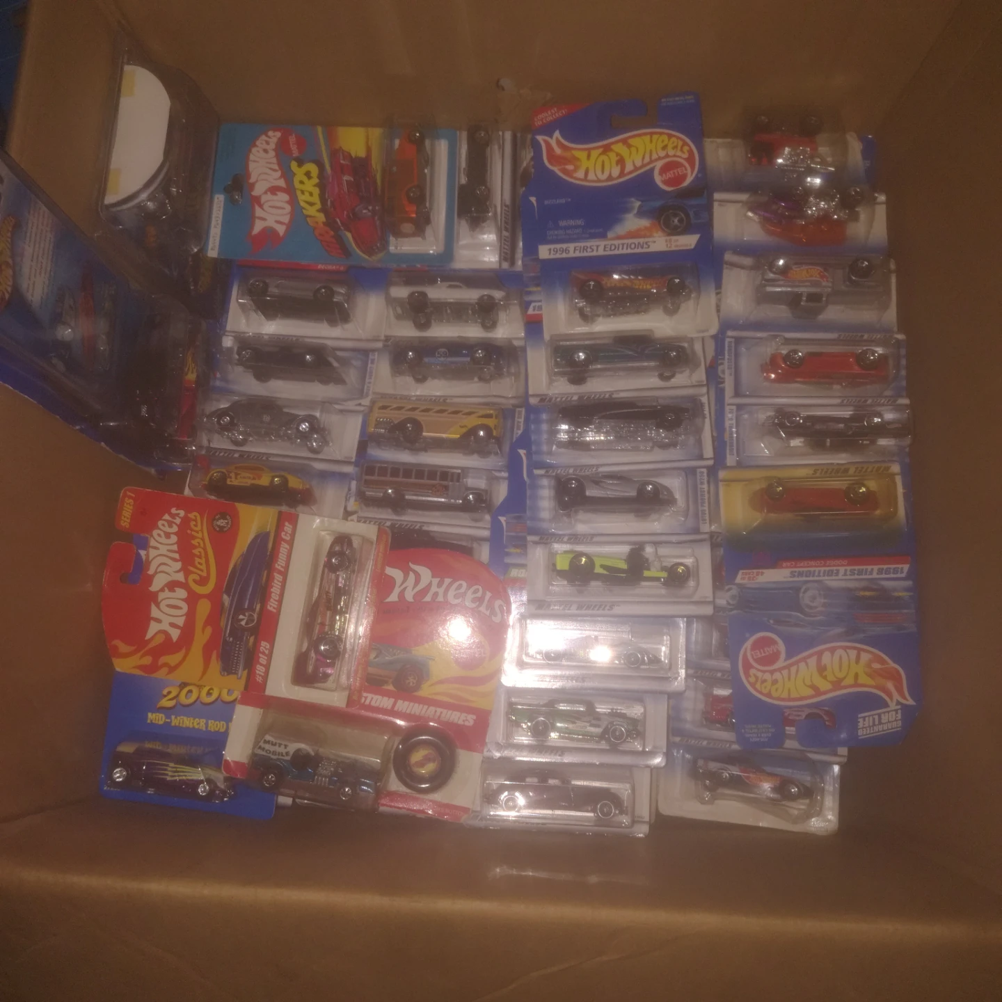 Approx. 200  Hot Wheels cars in original packaging
