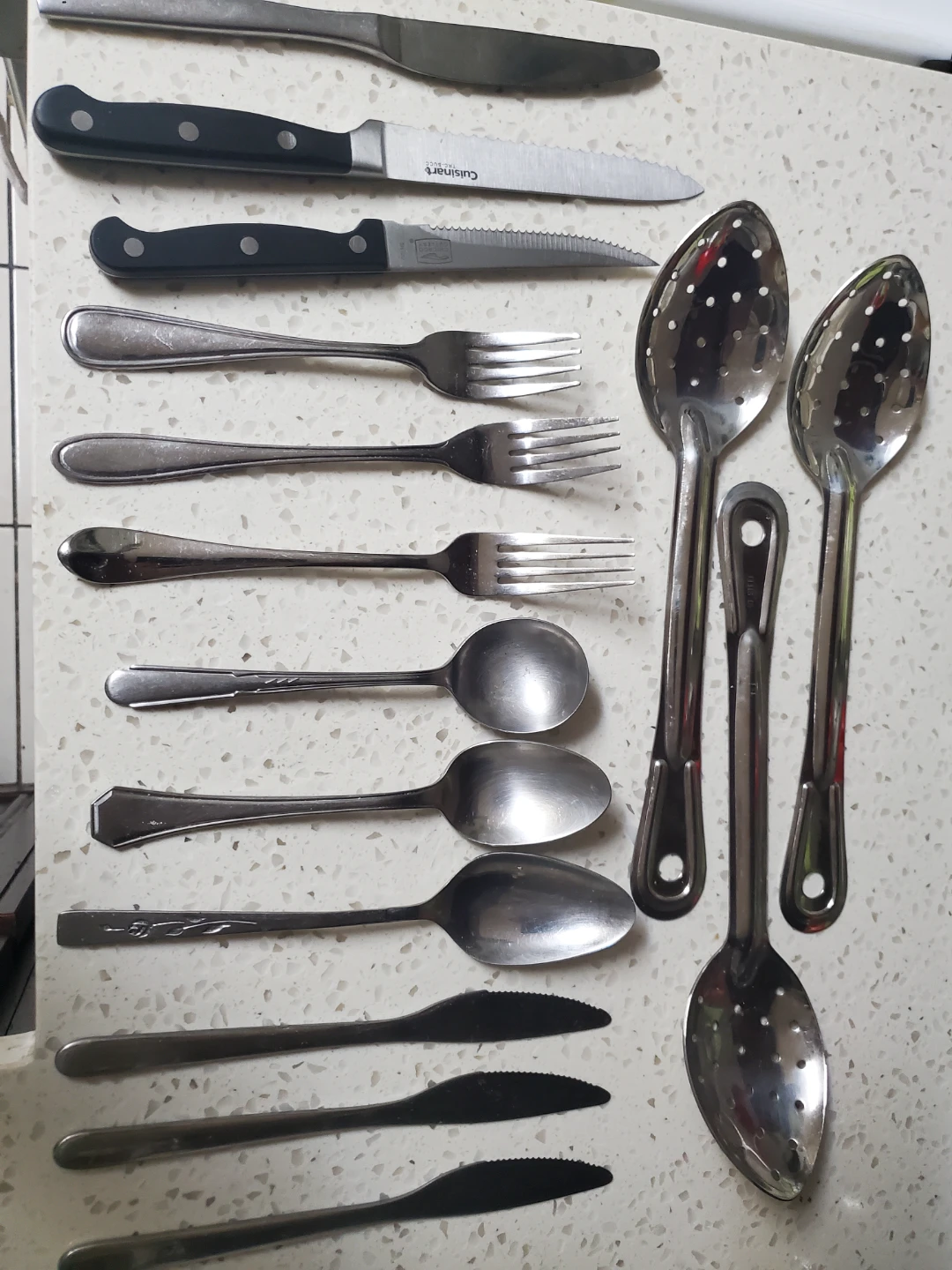 Assorted Stainless Steel Kitchen Utensil Set