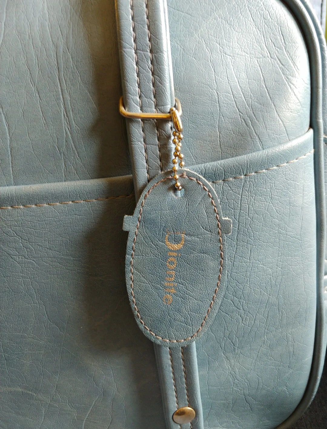 Vintage Dionite Carry-On Luggage Bag - photo 4