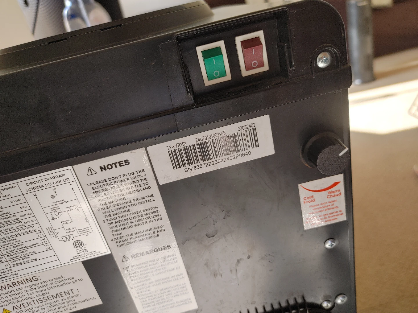 Westinghouse Top-Loading Water Dispenser - photo 5
