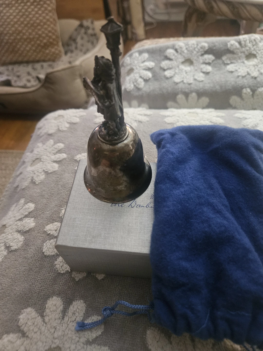 Danbury Mint Silver Plated Bell - photo 2